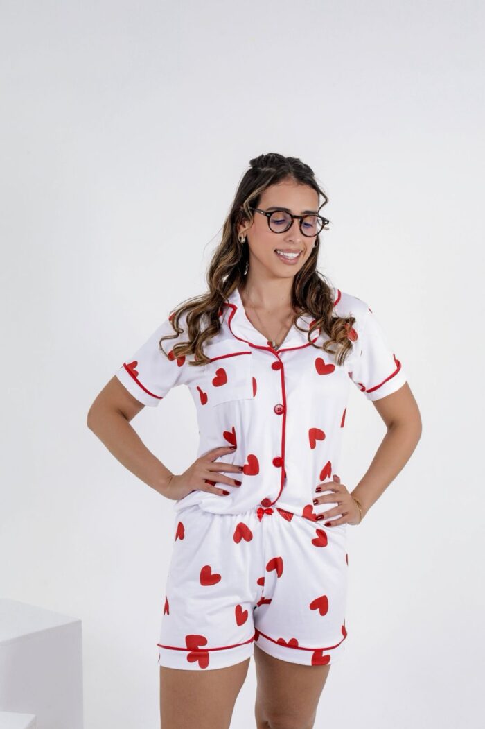 Pijama americano com bolso - Ref 620S