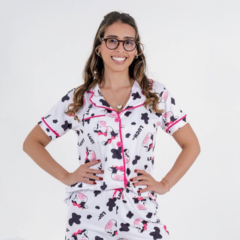 Pijama americano com bolso - Ref 620S
