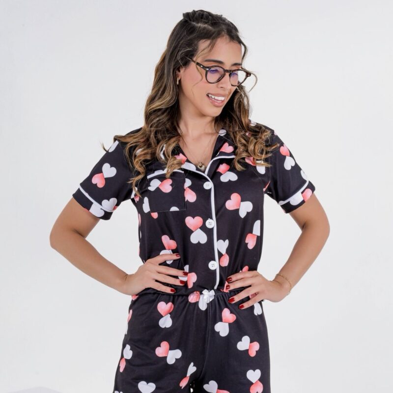 Pijama americano com bolso - Ref 620S