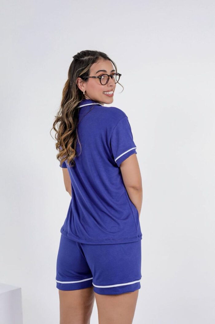 Pijama americano liso com bolso - Ref 620L - Imagem 2