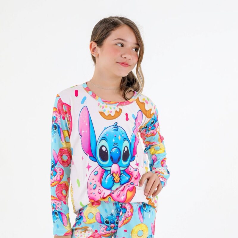 Pijama manga longa infantil - Ref 784S