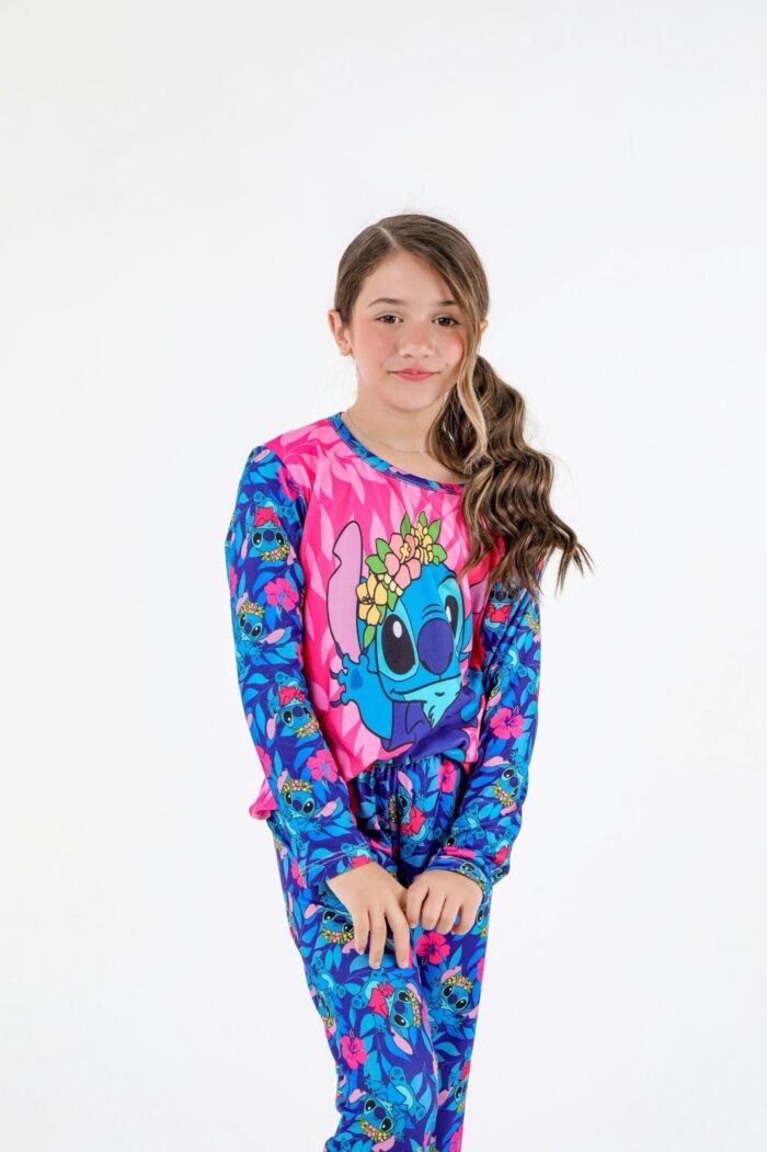 Pijama manga longa infantil - Ref 784S