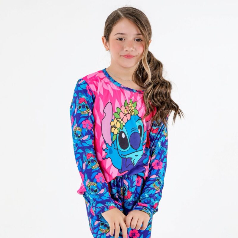Pijama manga longa infantil - Ref 784S