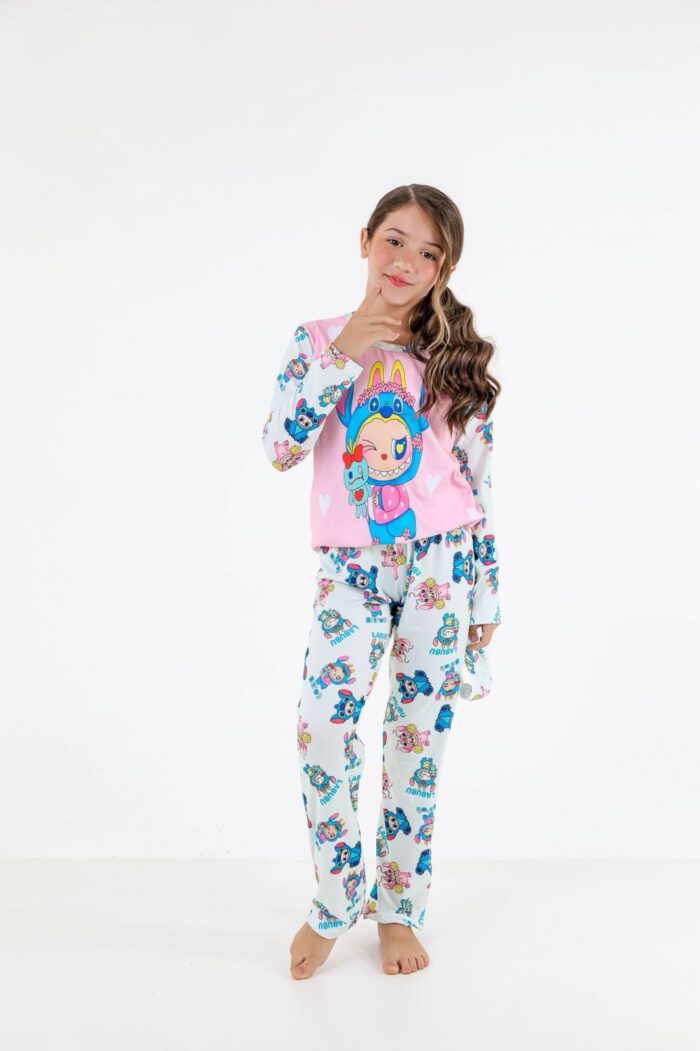 Pijama manga longa infantil - Ref 784S - Imagem 2