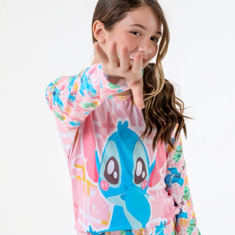 Pijama manga longa infantil - Ref 784S