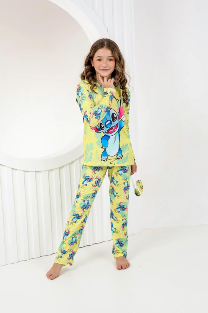 Pijama manga longa infantil - Ref 784S