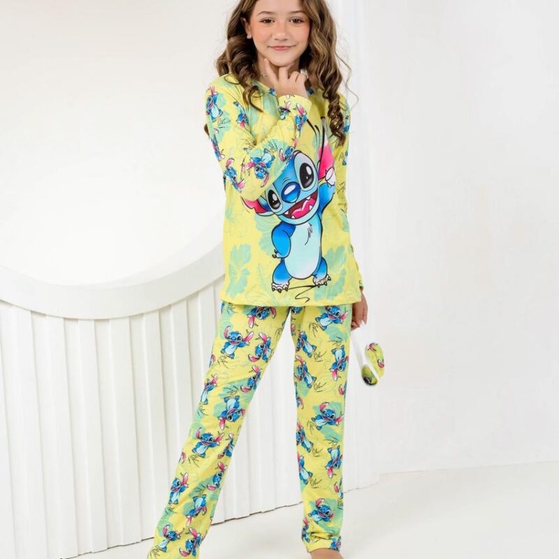 Pijama manga longa infantil - Ref 784S