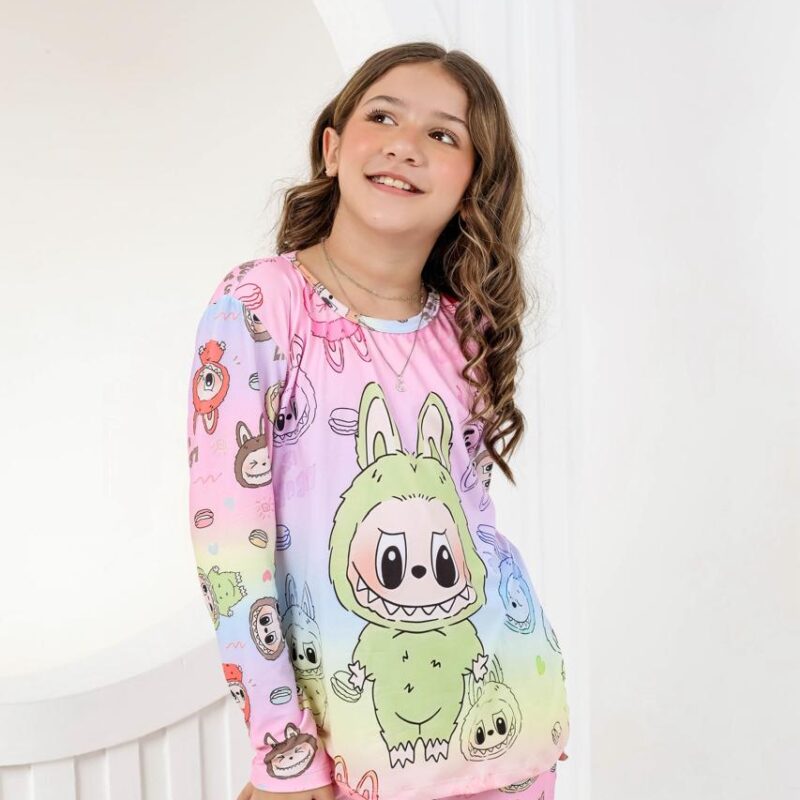 Pijama manga longa infantil - Ref 784S