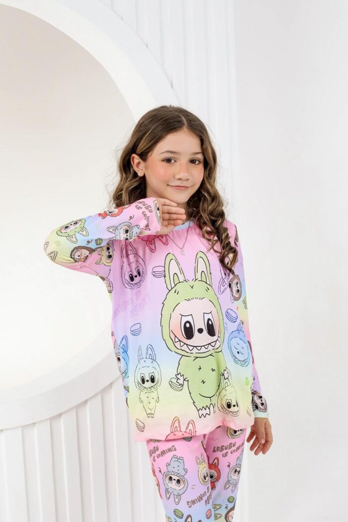 Pijama manga longa infantil - Ref 784S - Imagem 3