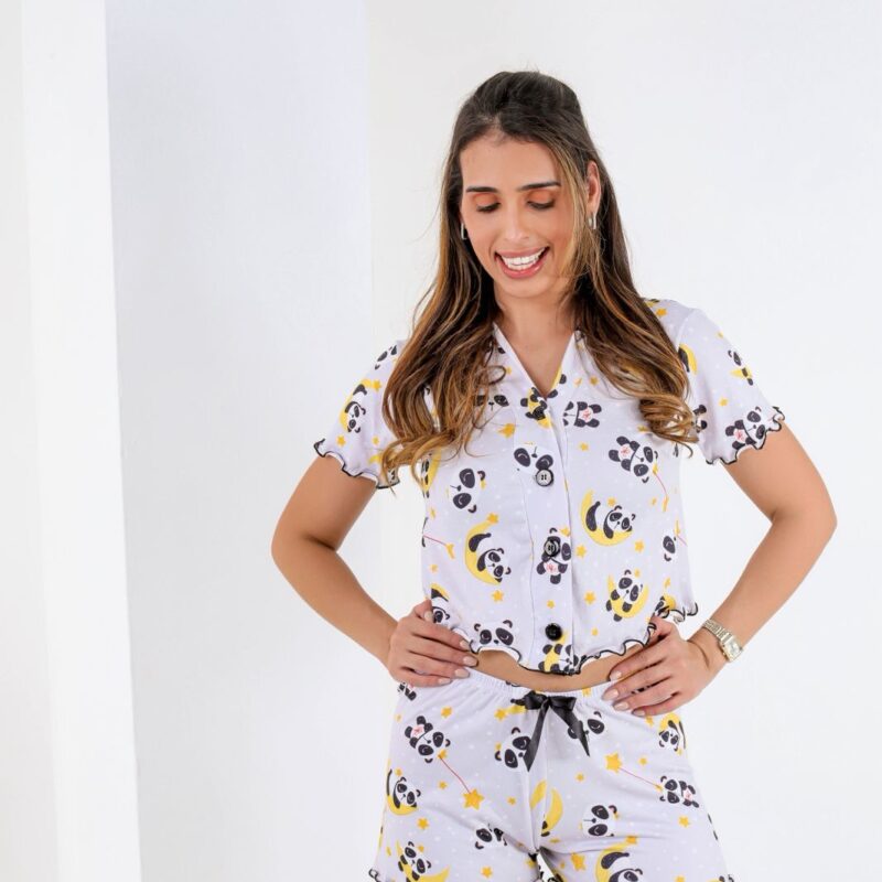 Pijama Americano de Cropped - Ref 609L