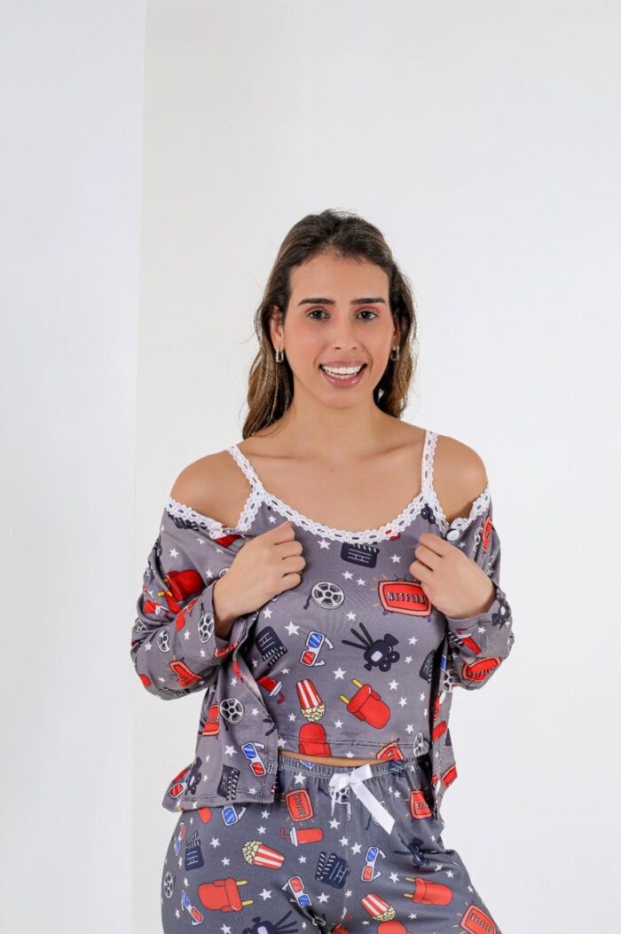 Pijama sued premium - Ref 697S - Imagem 2