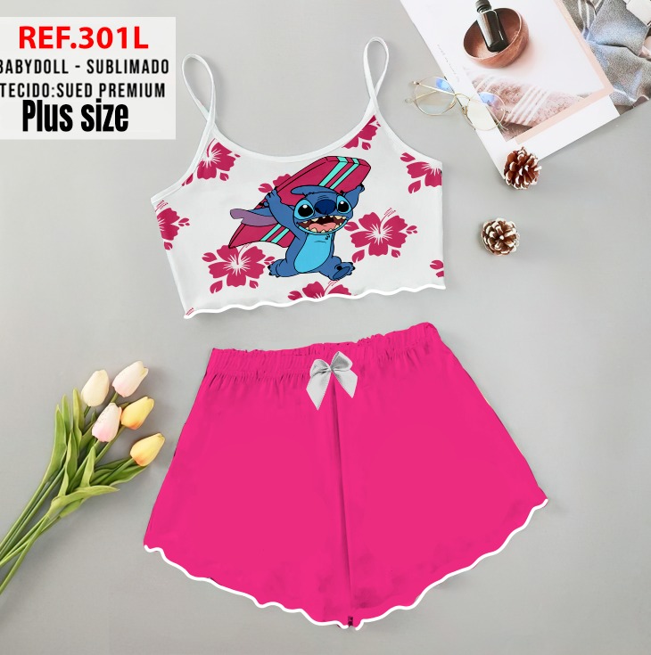 Baby doll blogueirinha PLUS SIZE- Ref 301L
