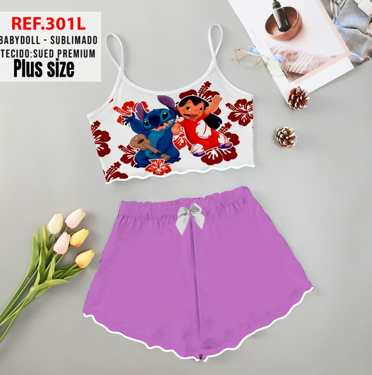 Baby doll blogueirinha PLUS SIZE- Ref 301L