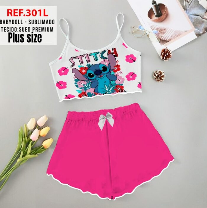 Baby doll blogueirinha PLUS SIZE- Ref 301L
