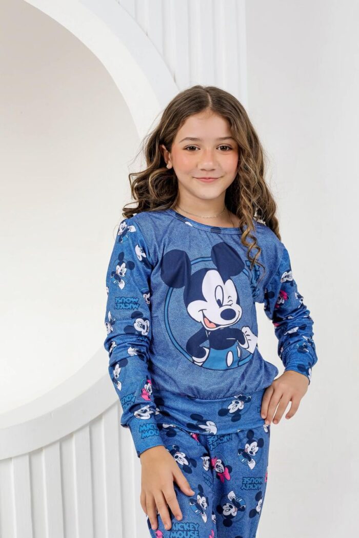 Pijama manga longa infantil - Ref 715S
