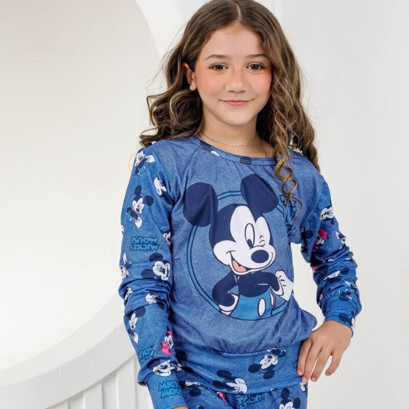 Pijama manga longa infantil - Ref 715S