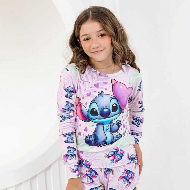 Pijama manga longa infantil - Ref 715S