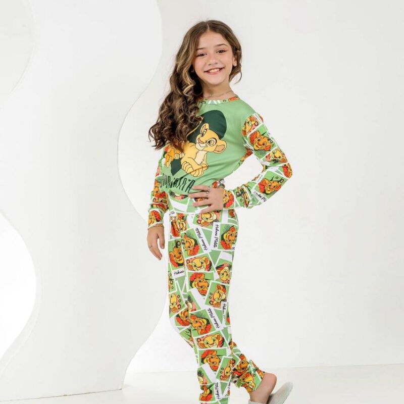 Pijama manga longa infantil - Ref 715S
