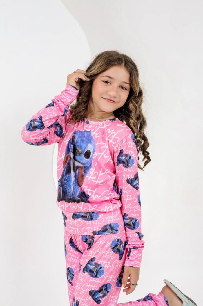 Pijama manga longa infantil - Ref 715S