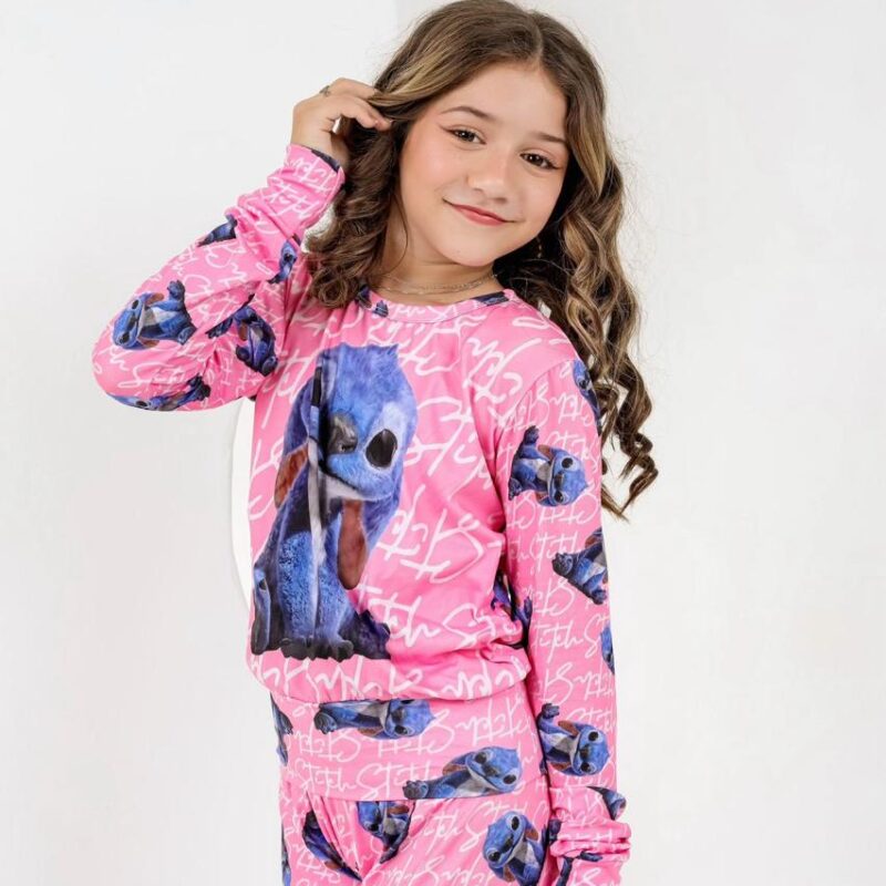 Pijama manga longa infantil - Ref 715S
