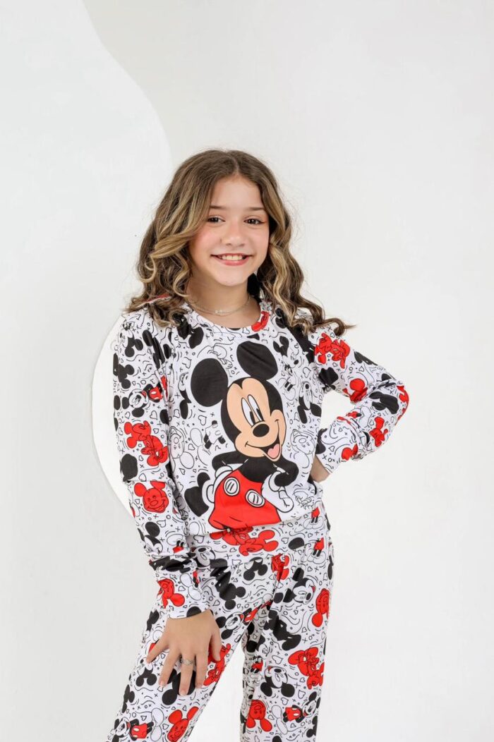 Pijama manga longa infantil - Ref 715S