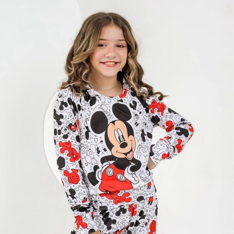 Pijama manga longa infantil - Ref 715S