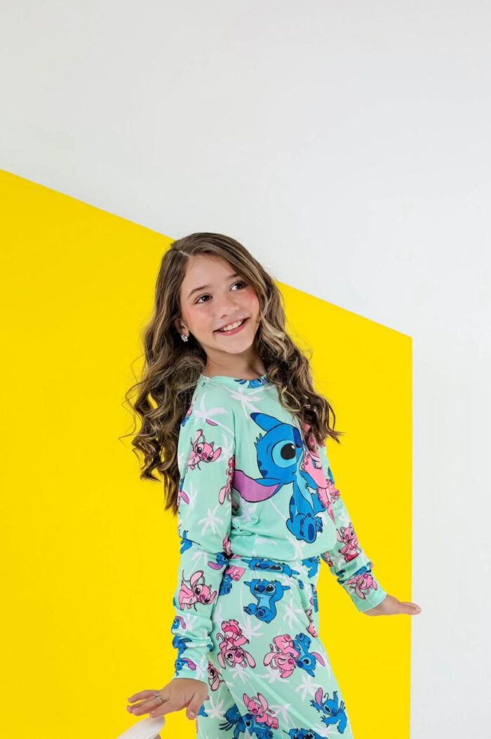 Pijama manga longa infantil - Ref 715S - Imagem 2