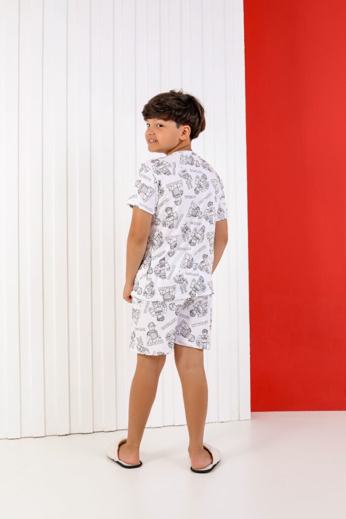 Pijama para colorir infantil Roblox + 3 canetinhas laváveis - Ref 772S - Imagem 3