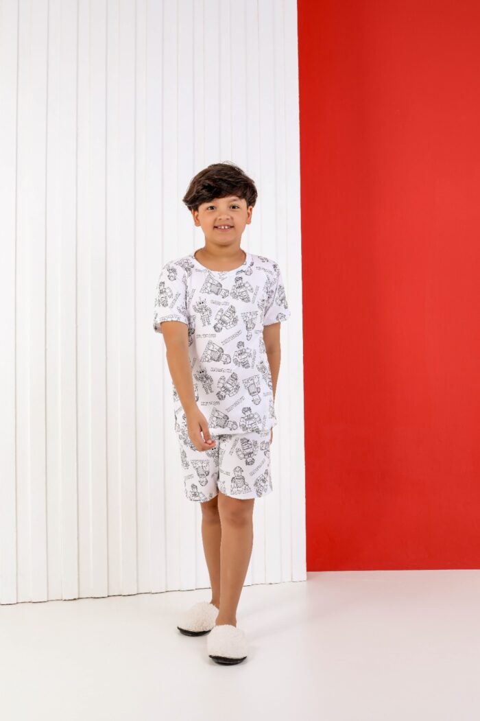Pijama para colorir infantil Roblox + 3 canetinhas laváveis - Ref 772S - Imagem 2