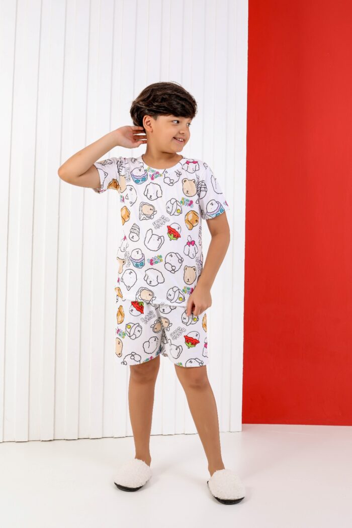 Pijama para colorir infantil Cachorrinho colorido + 3 canetinhas laváveis - Ref 772S - Imagem 2