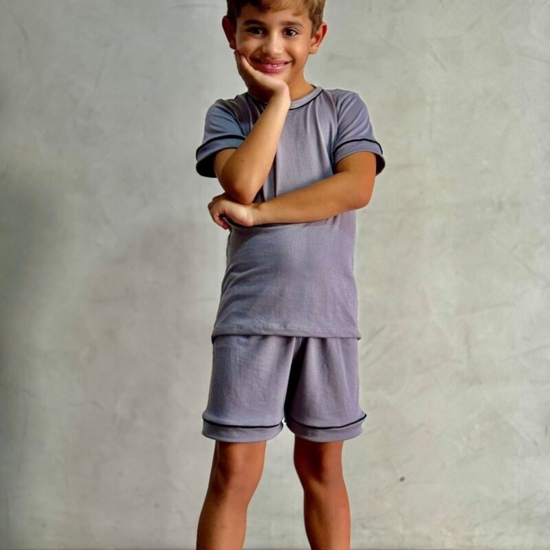Pijama liso infantil - Ref 753L