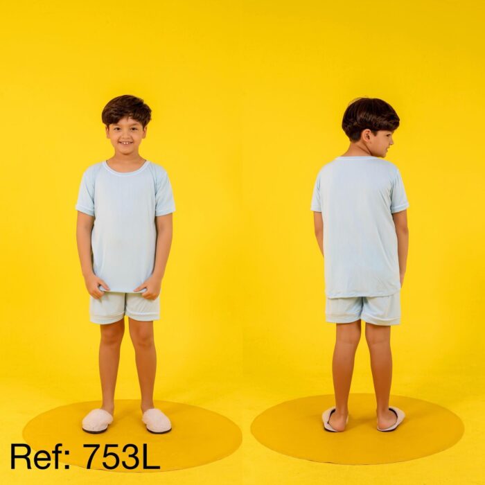 Pijama liso infantil - Ref 753L