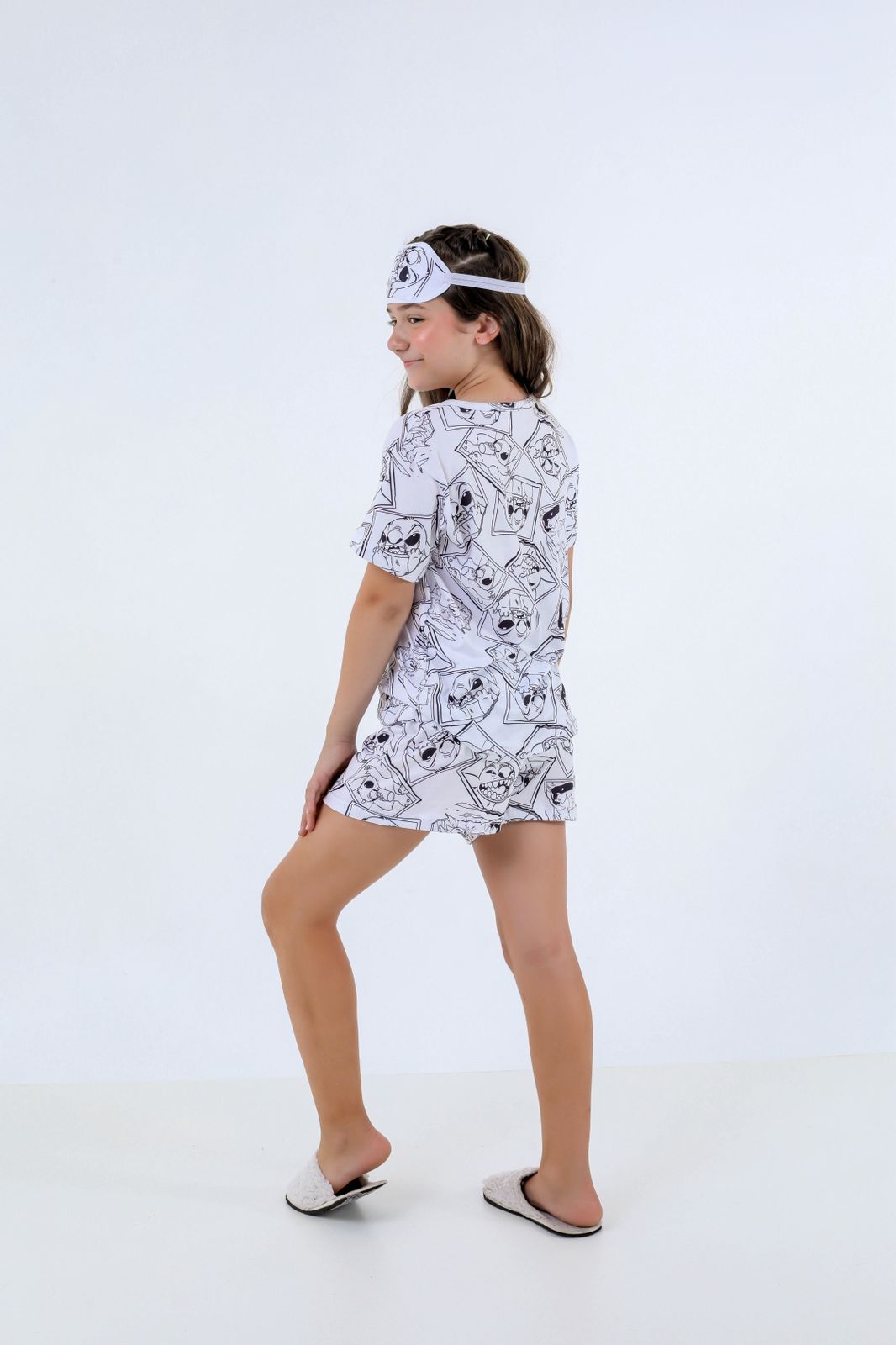 Baby doll para colorir infantil Lilo Stitch+ 12 canetinhas laváveis - Ref 704S - Imagem 3