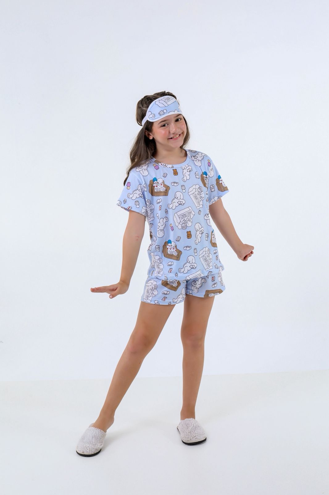 Baby doll para colorir infantil Sofá Colorido+ 12 canetinhas laváveis - Ref 704S