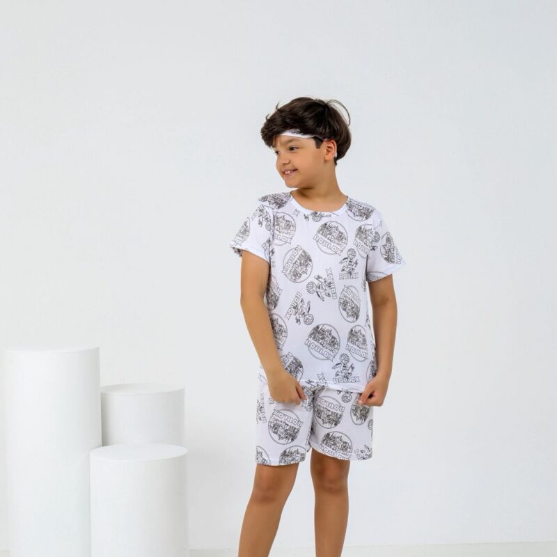 Pijama para colorir infantil Roblox+ 12 canetinhas laváveis - Ref 772S