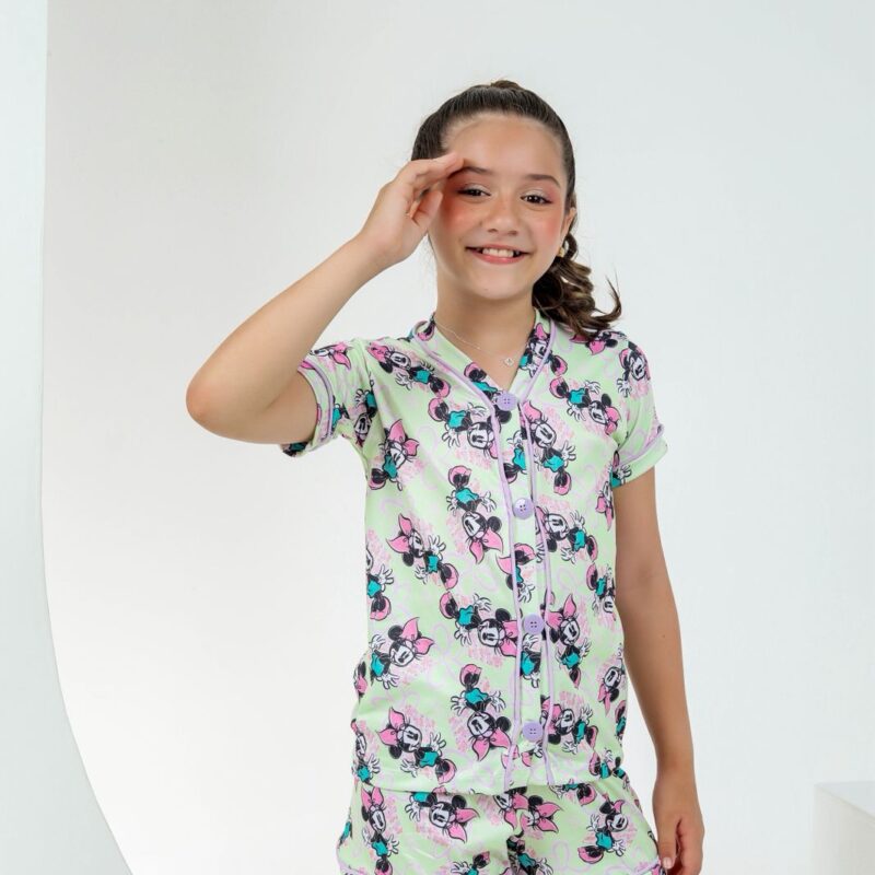 Baby doll americano sem gola infantil feminino - Ref 741S