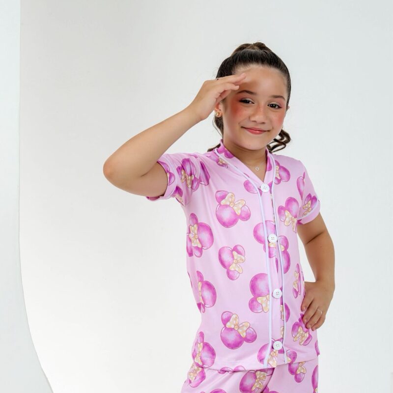 Baby doll americano sem gola infantil feminino - Ref 741S