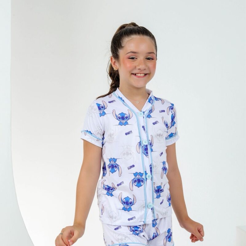 Baby doll americano sem gola infantil feminino - Ref 741S