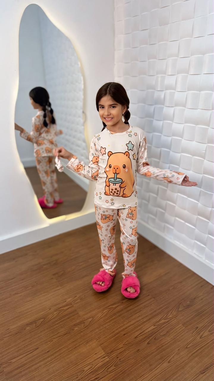 Pijama infantil manga longa - Ref 784S