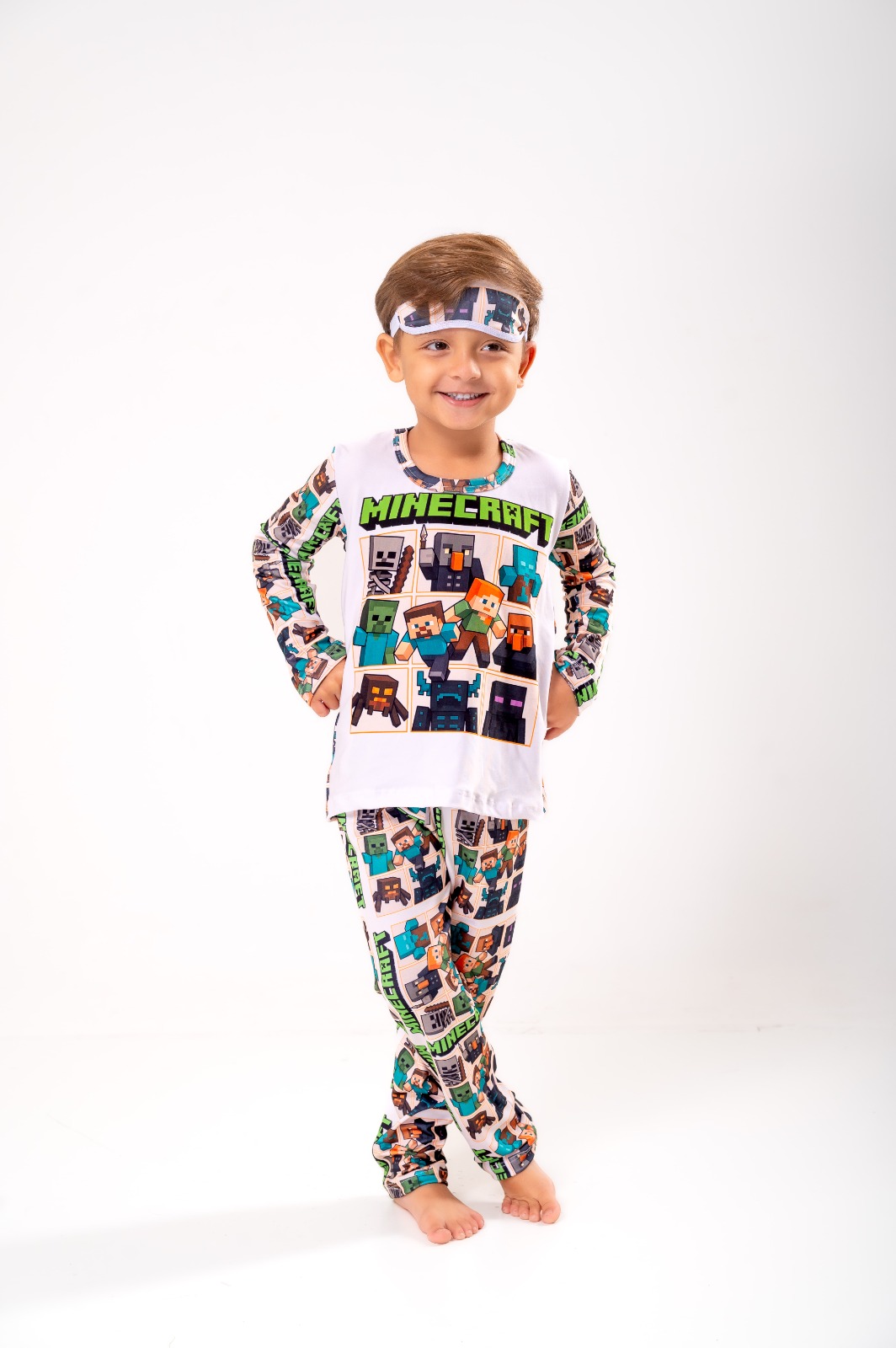 Pijama manga longa infantil - Ref 785S