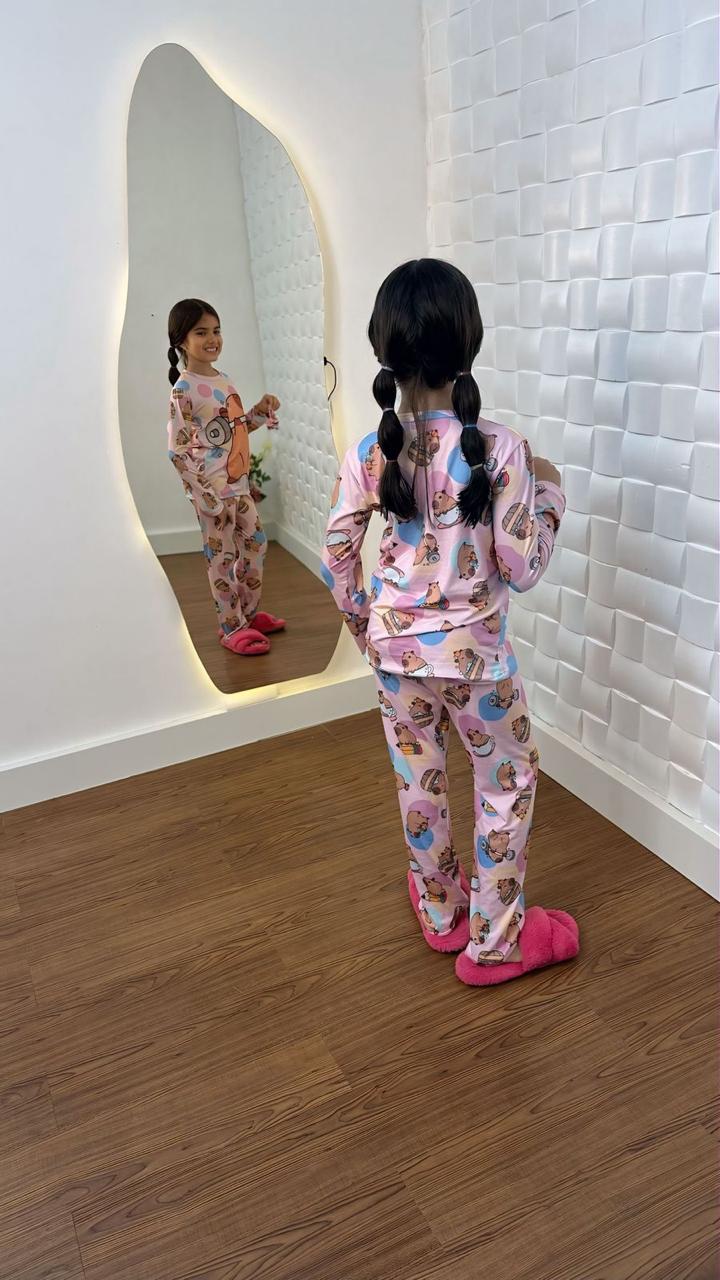 Pijama infantil manga longa - Ref 784S - Imagem 2