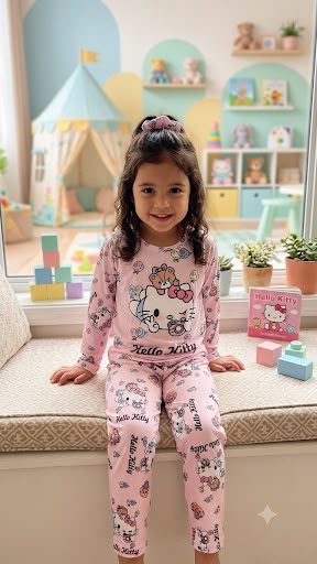 Pijama infantil manga longa - Ref 784S