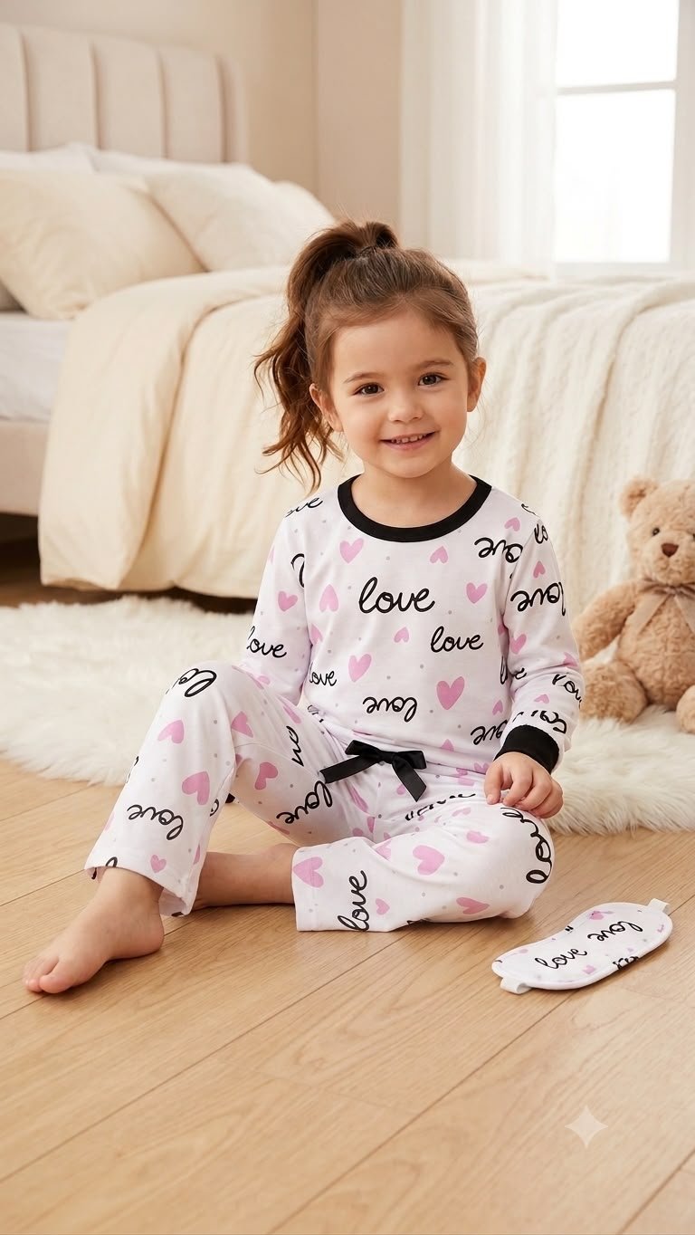 Pijama infantil manga longa - Ref 796S